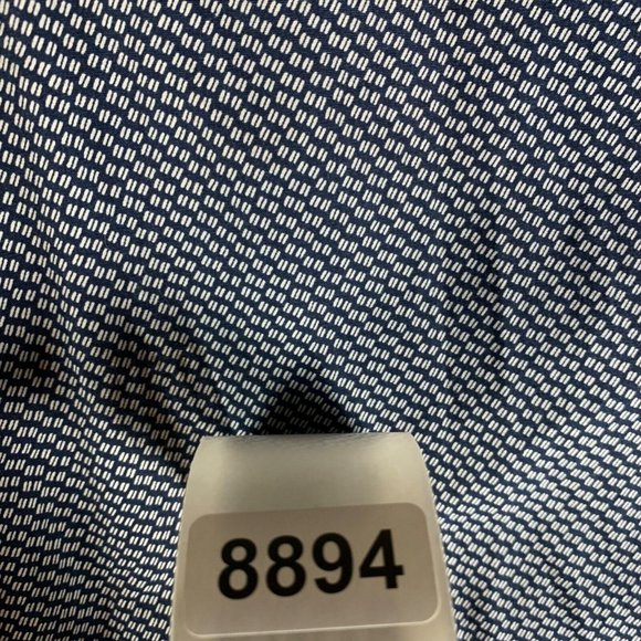 Obey Mens Button Down Navy Geometric Print Cotton Short Sleeve Shirt Size M 8894 - Picture 8 of 8